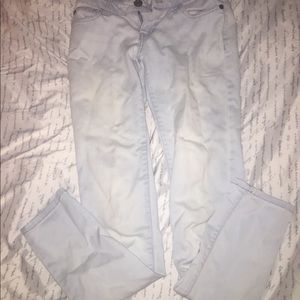 Light wash jeans